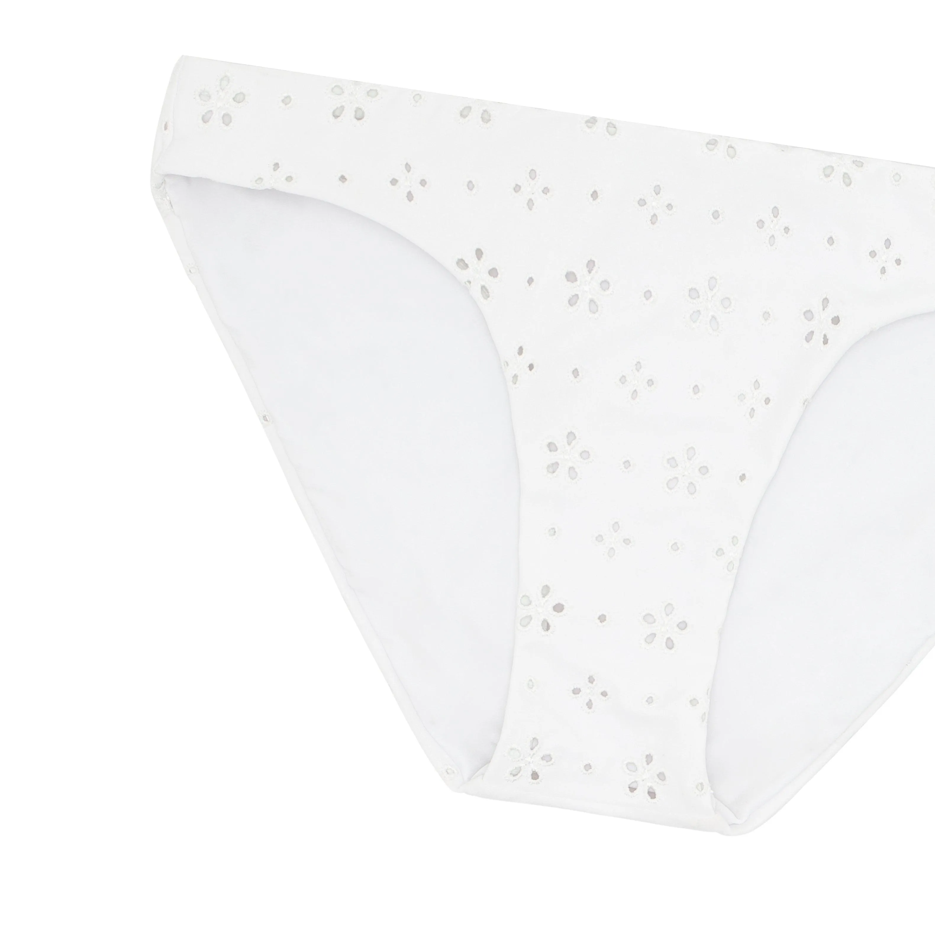 women's white eyelet bikini bottom sold by minnow product image thumbnail 4