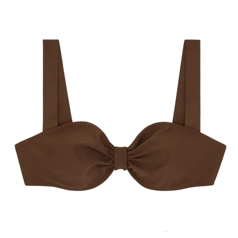 minnow x daphne oz women's tiramisu gathered bikini top sold by minnow