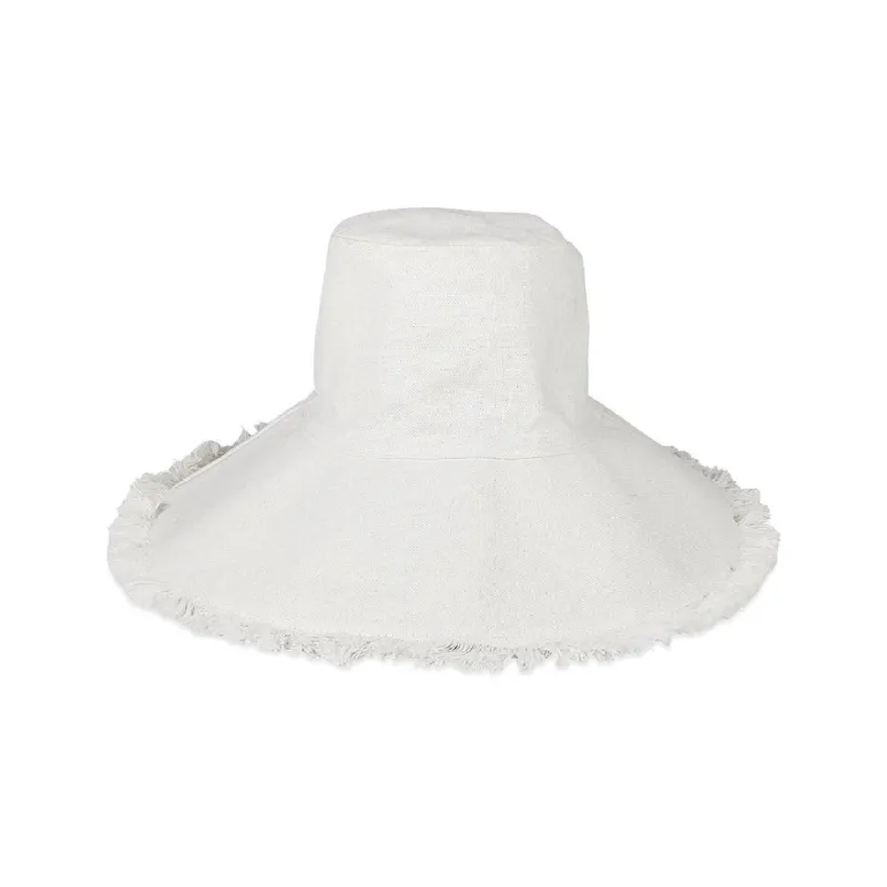 hat attack white canvas packable hat sold by minnow