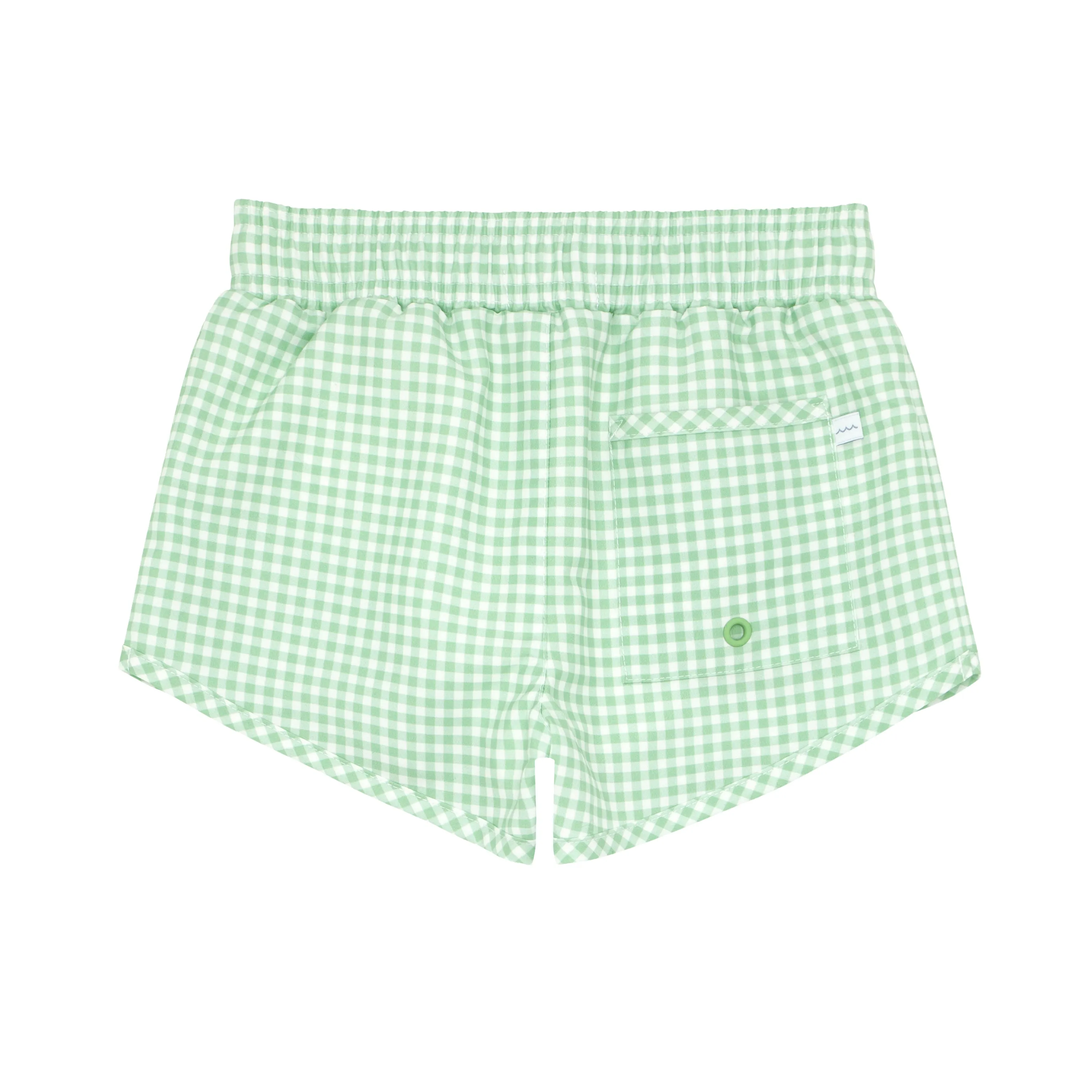 boys palm gingham boardie sold by minnow product image thumbnail 3
