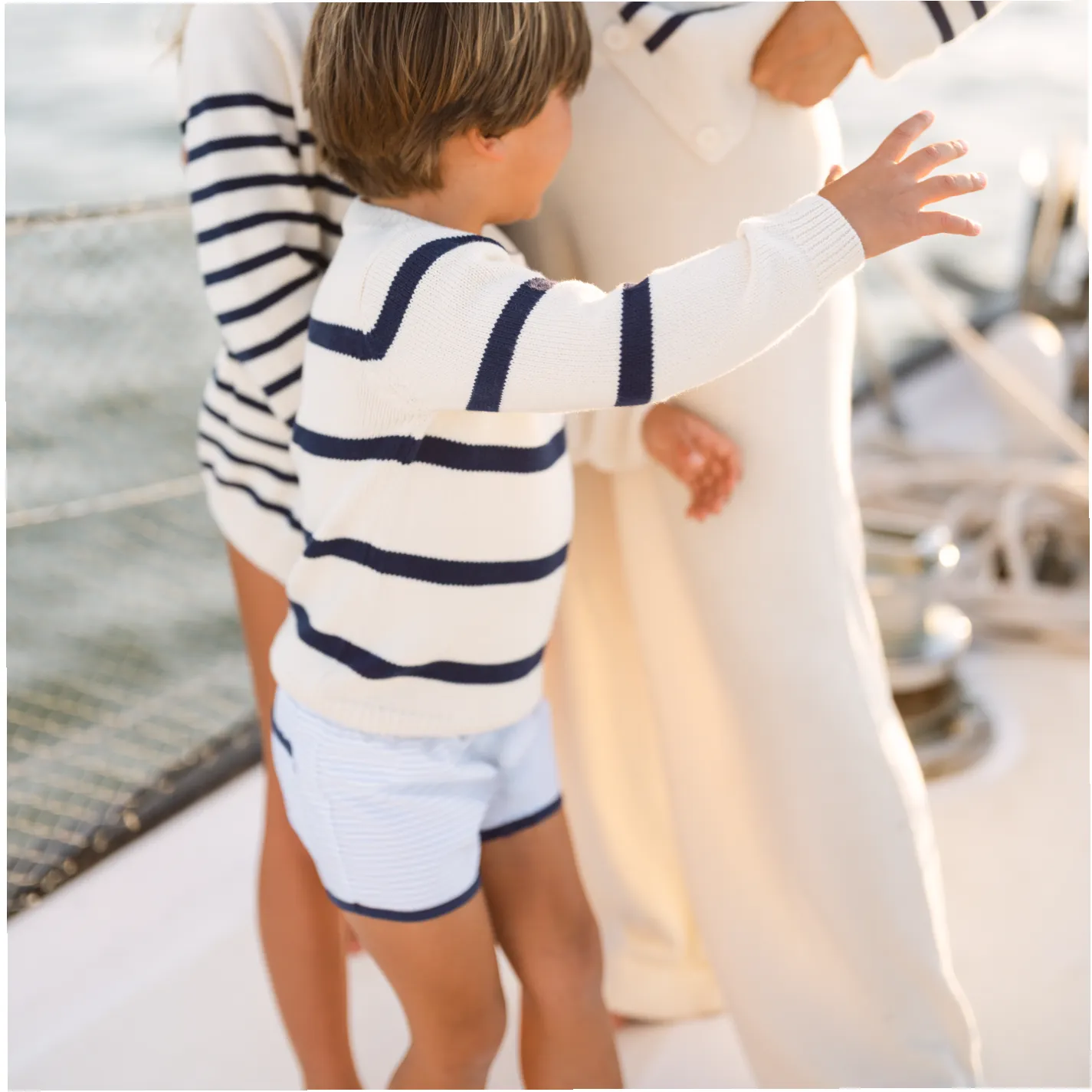 women's cream wide leg knit pant sold by minnow product image thumbnail 5