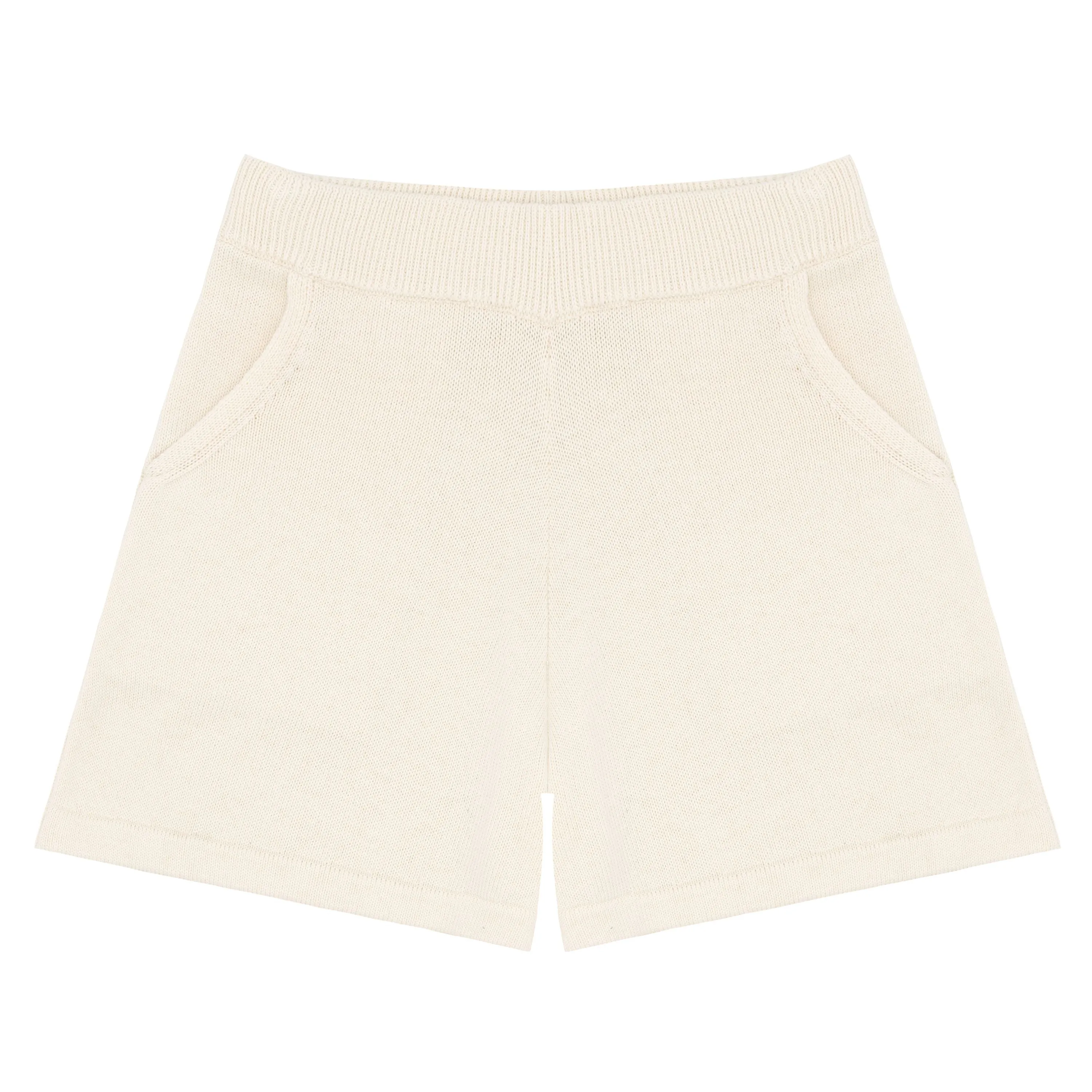 women's cream knit short sold by minnow