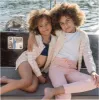 unisex cream and pink stripe cardigan sold by minnow