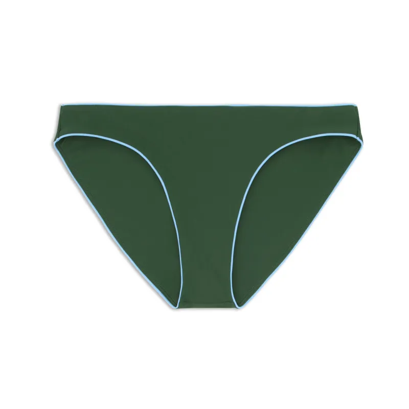 women's hillside green low waist bottom sold by minnow