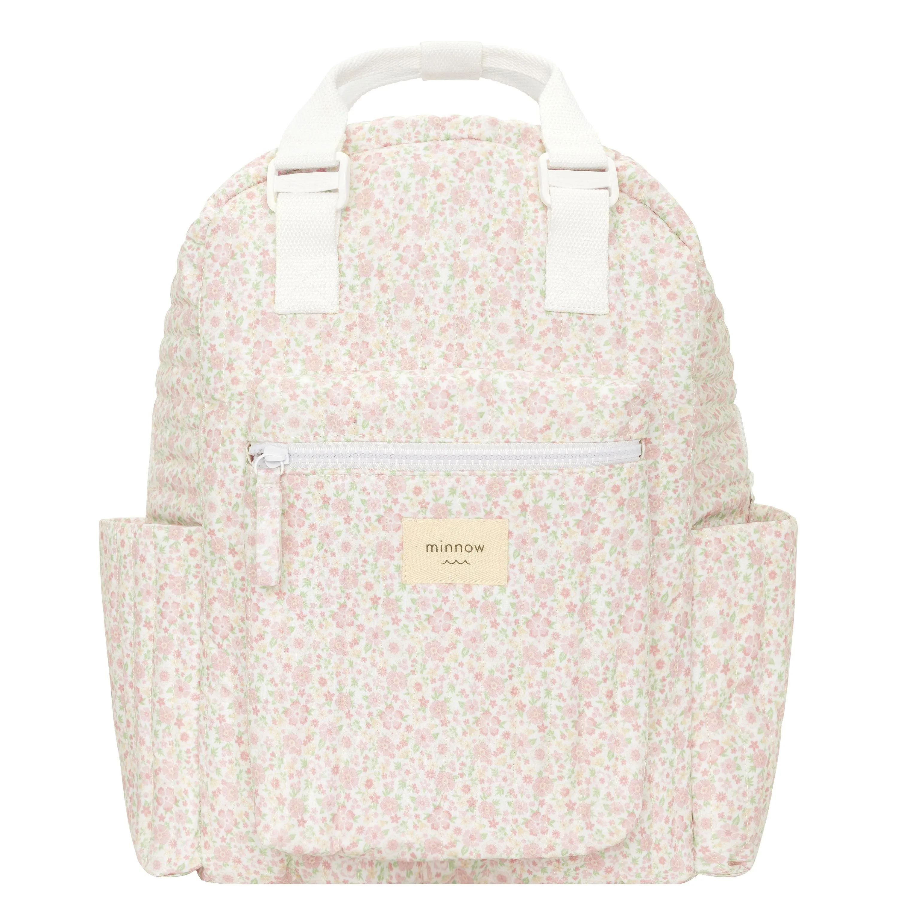 antique floral backpack sold by minnow