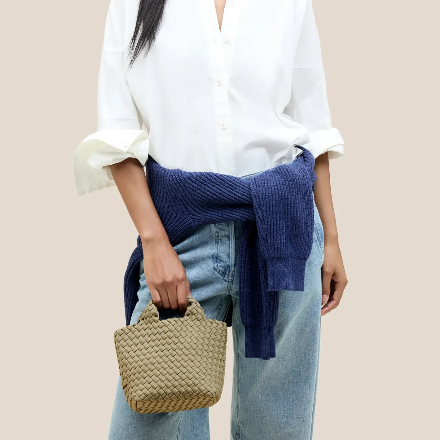 naghedi st barths stone petit tote sold by minnow product image thumbnail 2