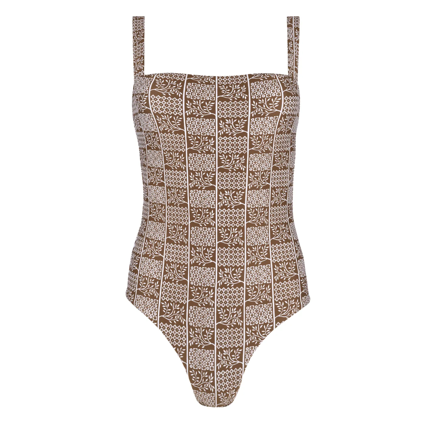 women's checker tree low back one piece sold by minnow