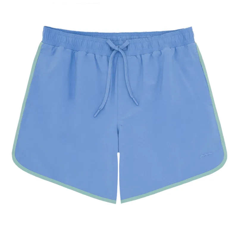 men's lagoon blue boardie made by minnow