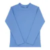 unisex lagoon blue long sleeve rashguard sold by minnow