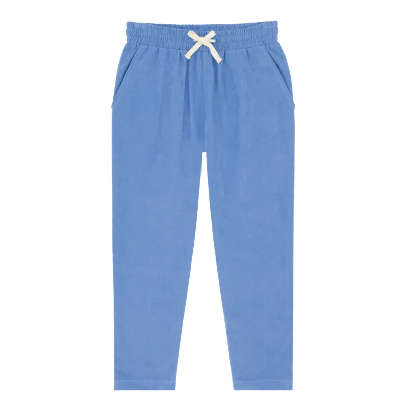 boys lagoon blue corduroy pant sold by minnow
