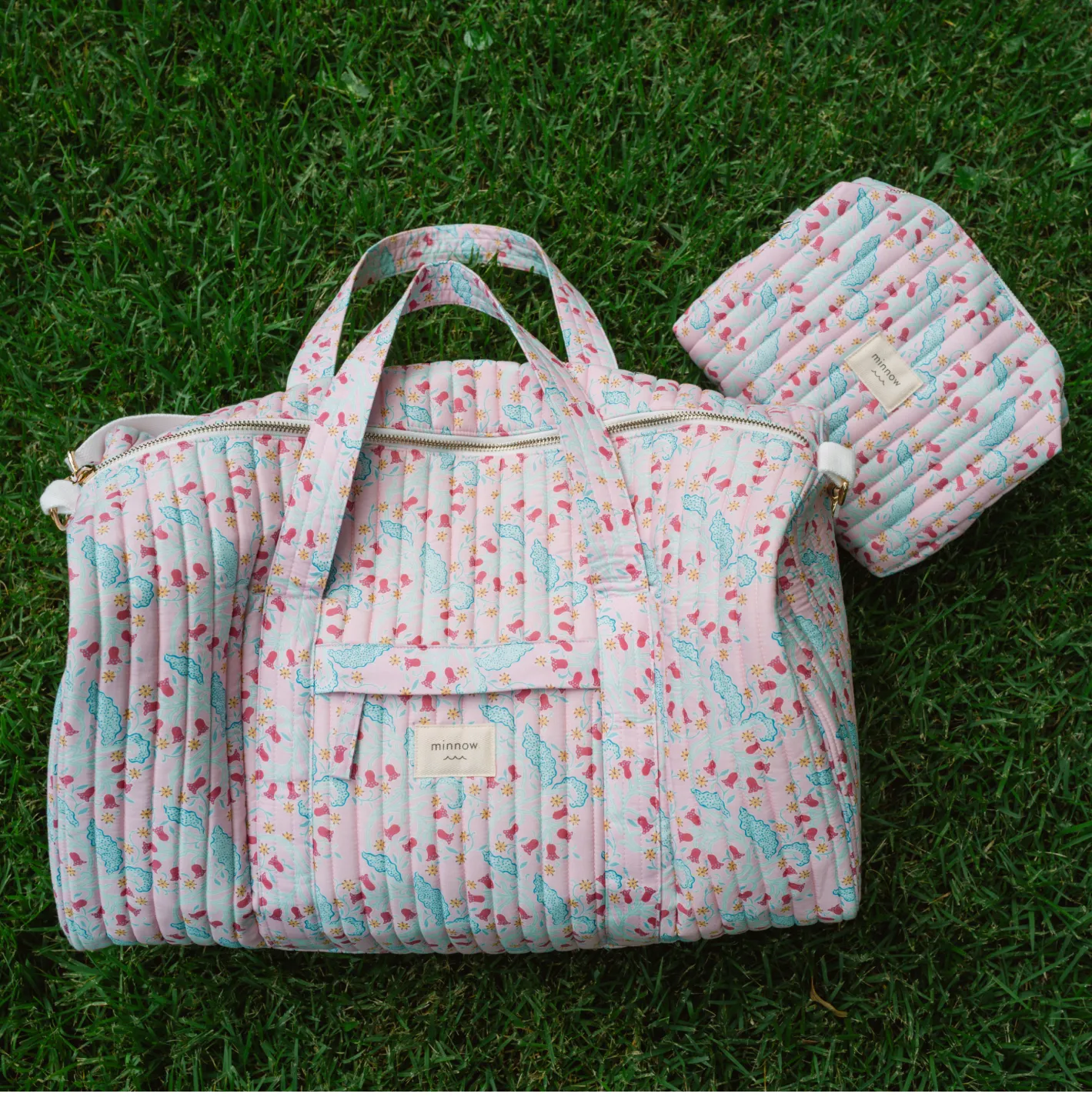 bluebells interior coated travel pouch sold by minnow product image thumbnail 3