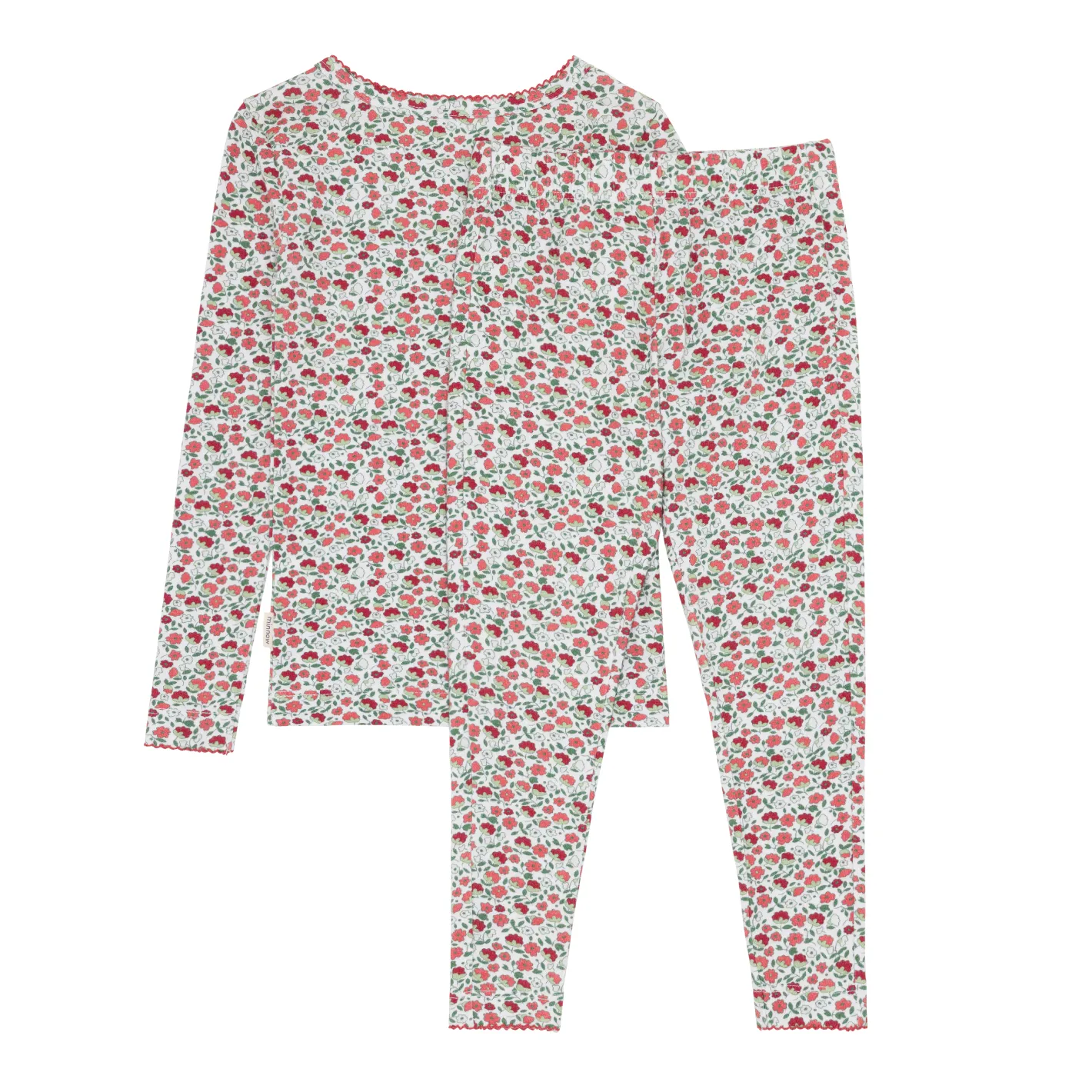 girls rosebud pima pajamas set sold by minnow product image thumbnail 5