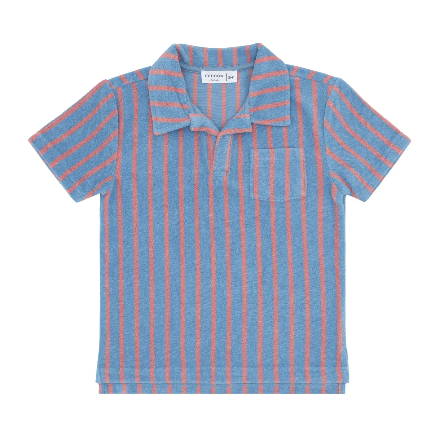 boys maritime stripe french terry polo sold by minnow