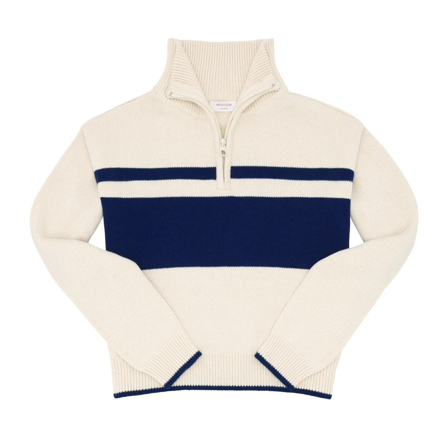women's cream half zip sweater sold by minnow product image thumbnail 5