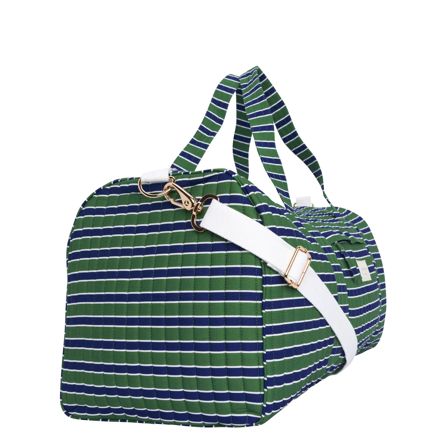 evergreen stripe weekender bag sold by minnow product image thumbnail 5