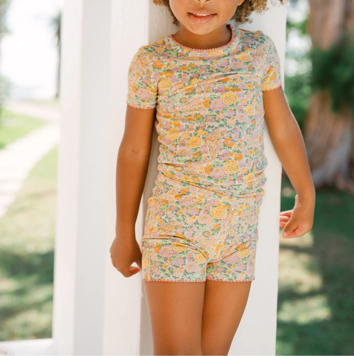 girls Elysian Day shirt and short pajamas set sold by minnow product image thumbnail 2