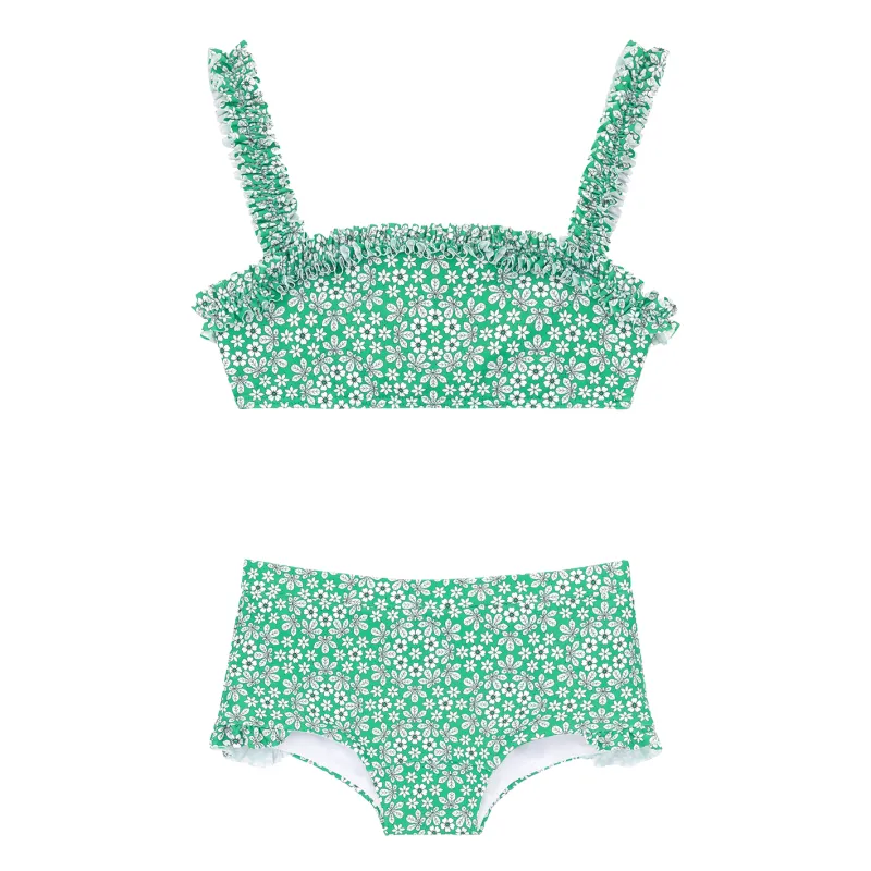 girls Godwin bandeau bikini & swim shorts sold by minnow