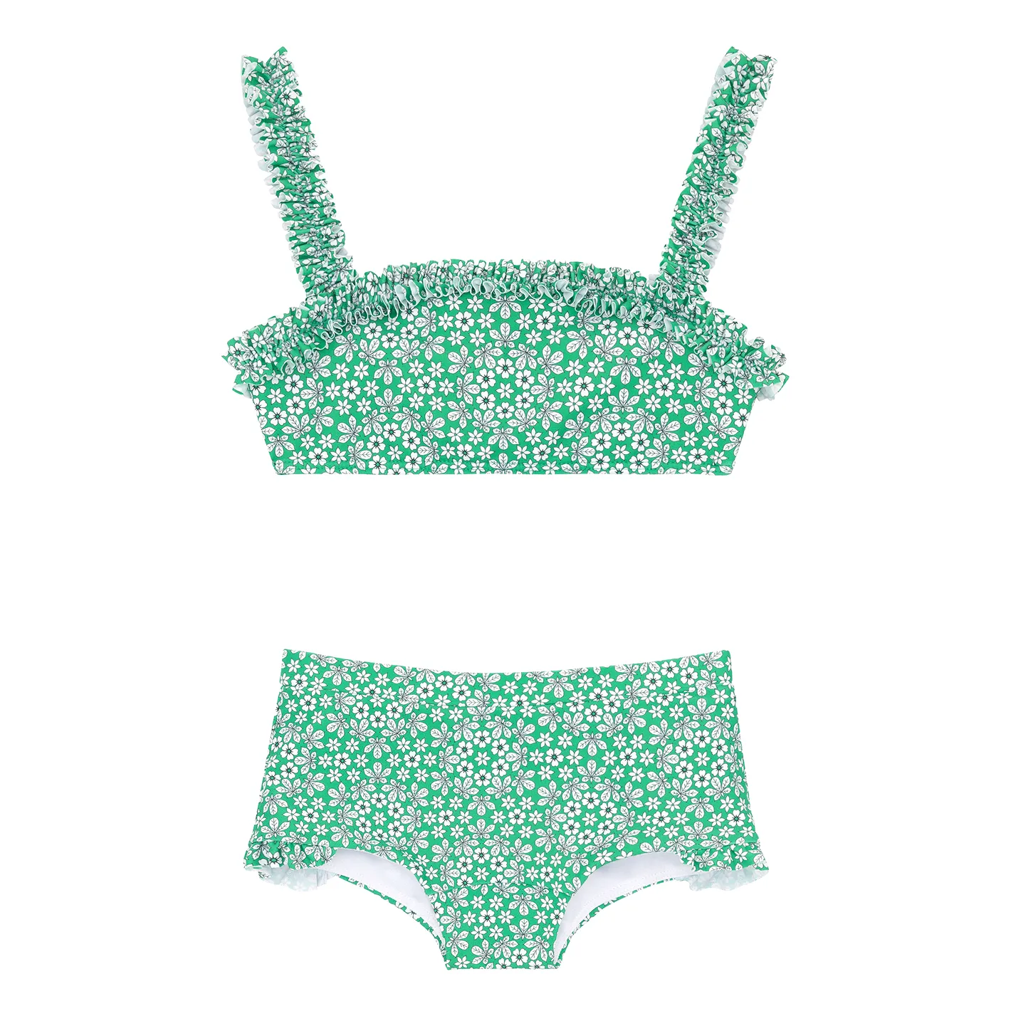 girls Godwin bandeau bikini & swim shorts sold by minnow