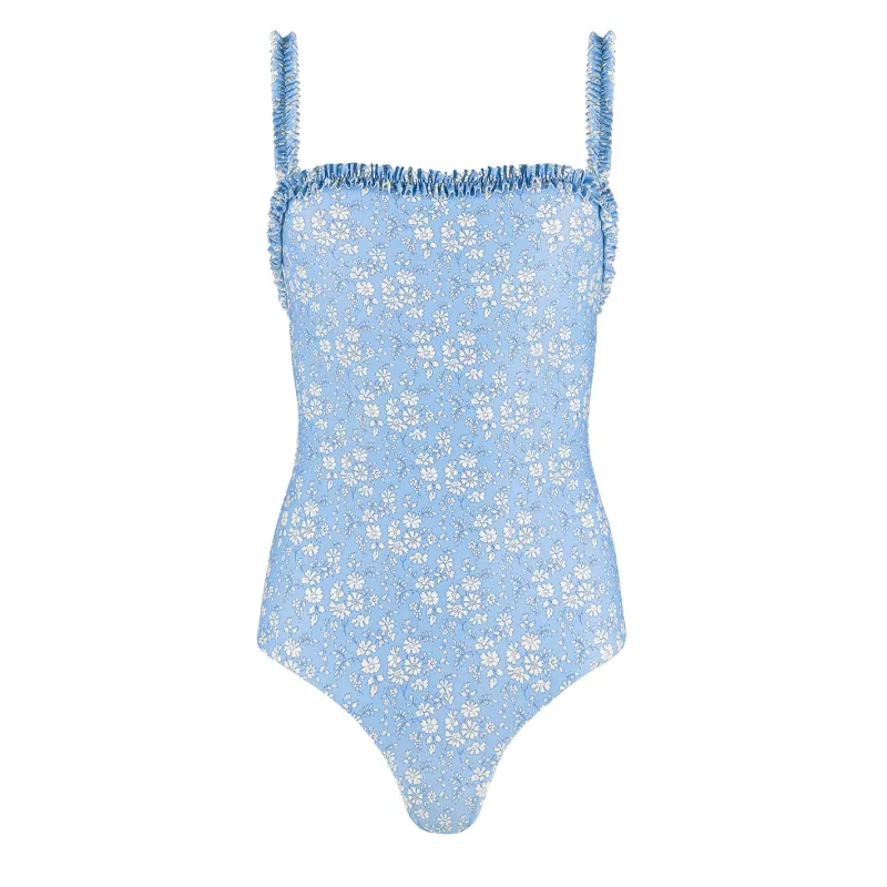 women's Capel ruched strap one piece sold by minnow