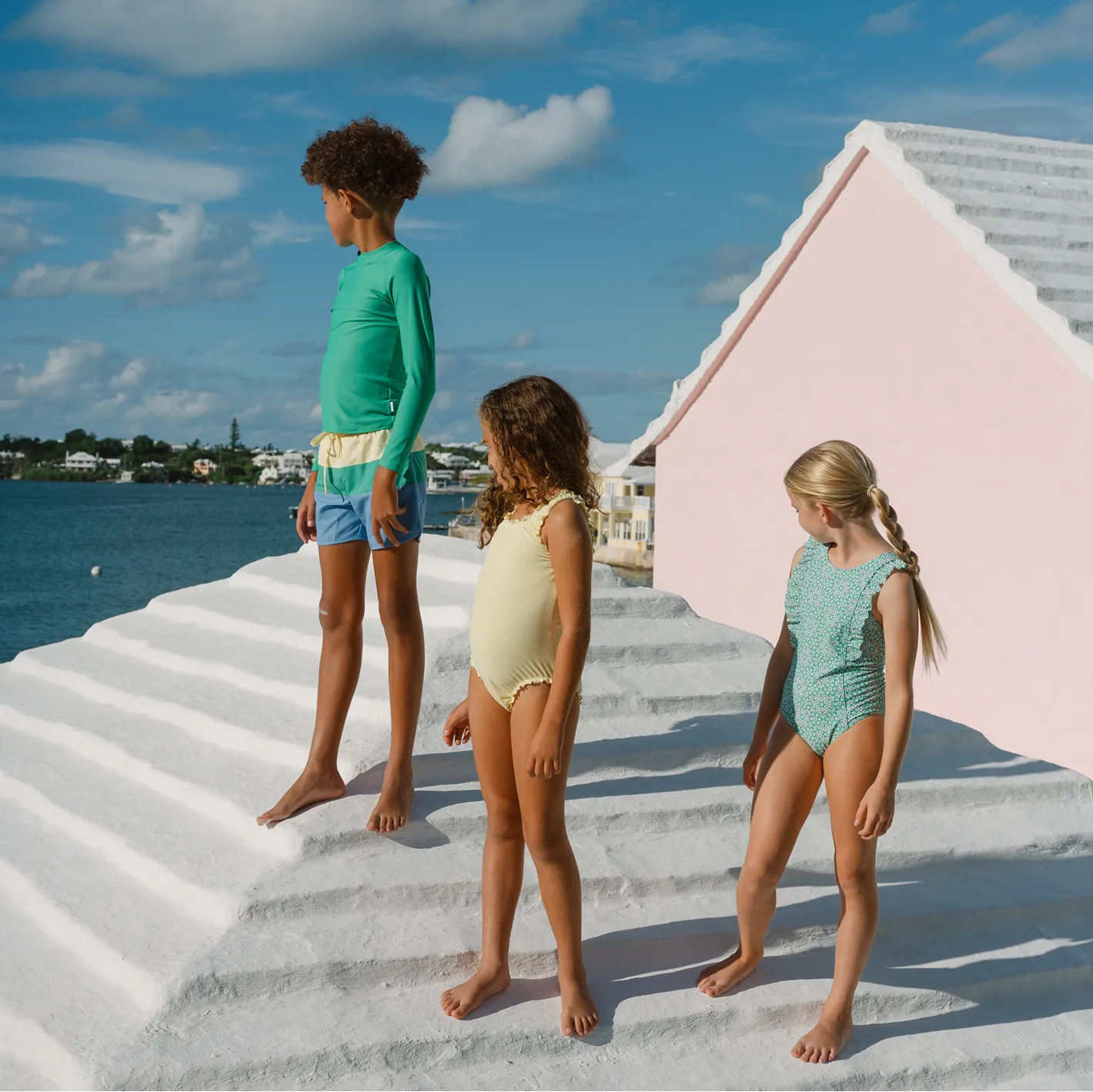 girls banana terry scoop neck one piece sold by minnow product image thumbnail 3