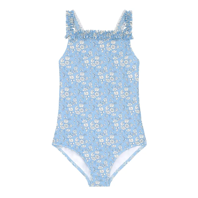 girls Capel ruched strap one piece sold by minnow