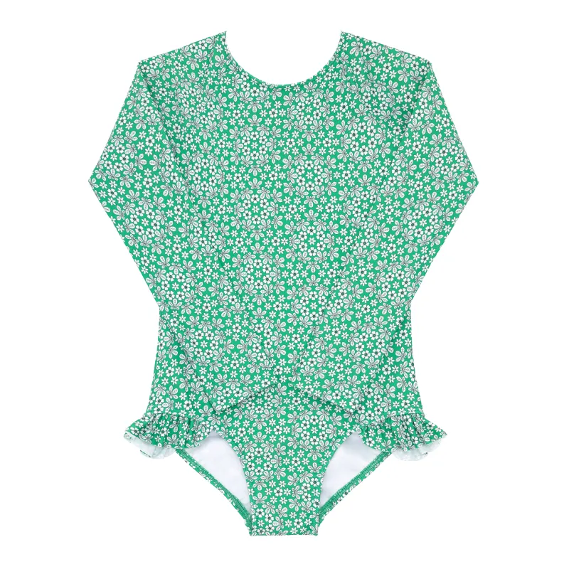 girls Godwin rashguard one piece sold by minnow