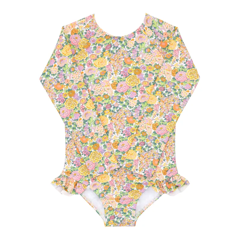 girls Elysian Day rashguard one piece sold by minnow