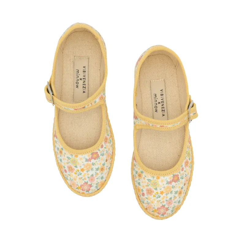 minnow x vibi venezia marigold floral mary jane sold by minnow