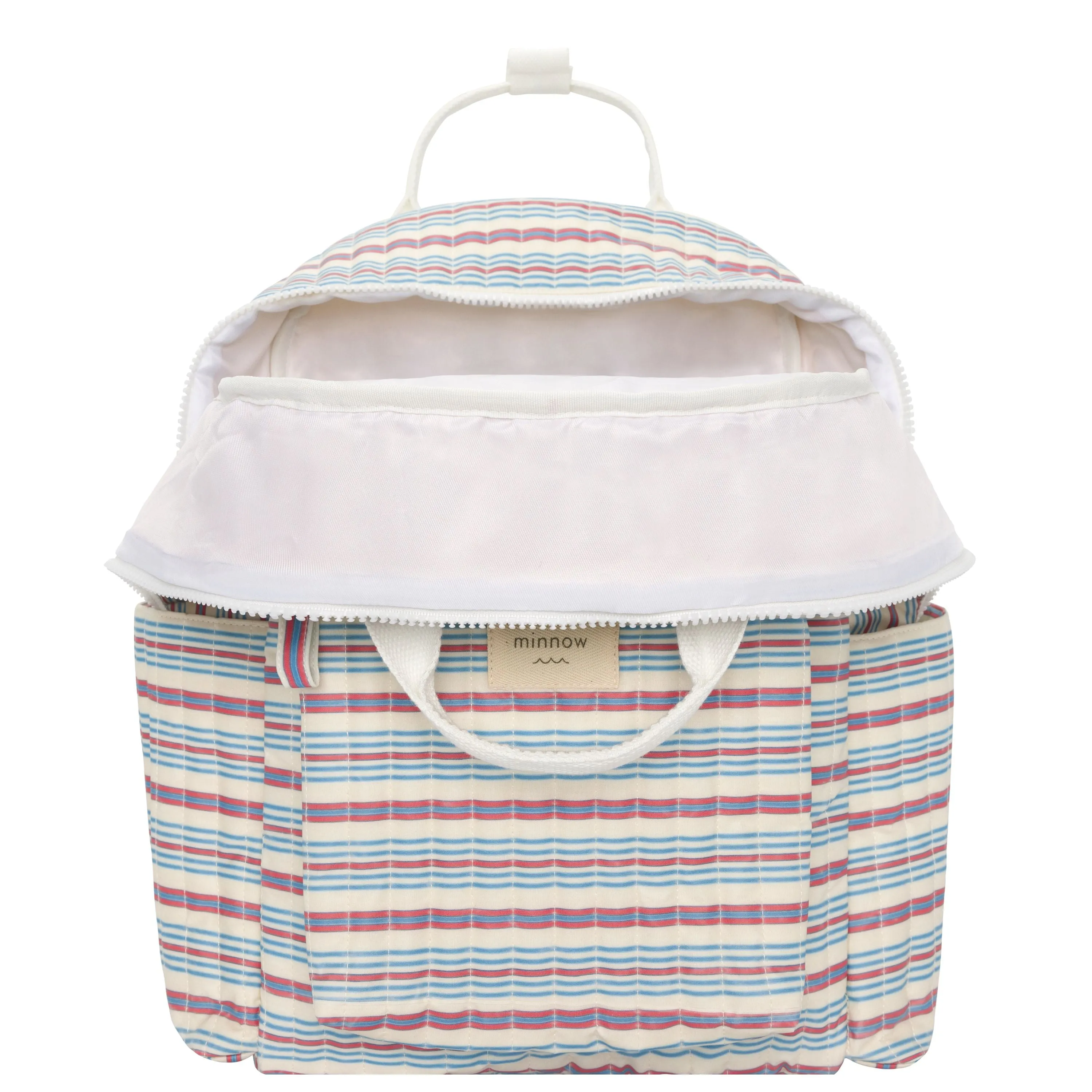 vintage stripe coated everyday backpack sold by minnow product image thumbnail 3