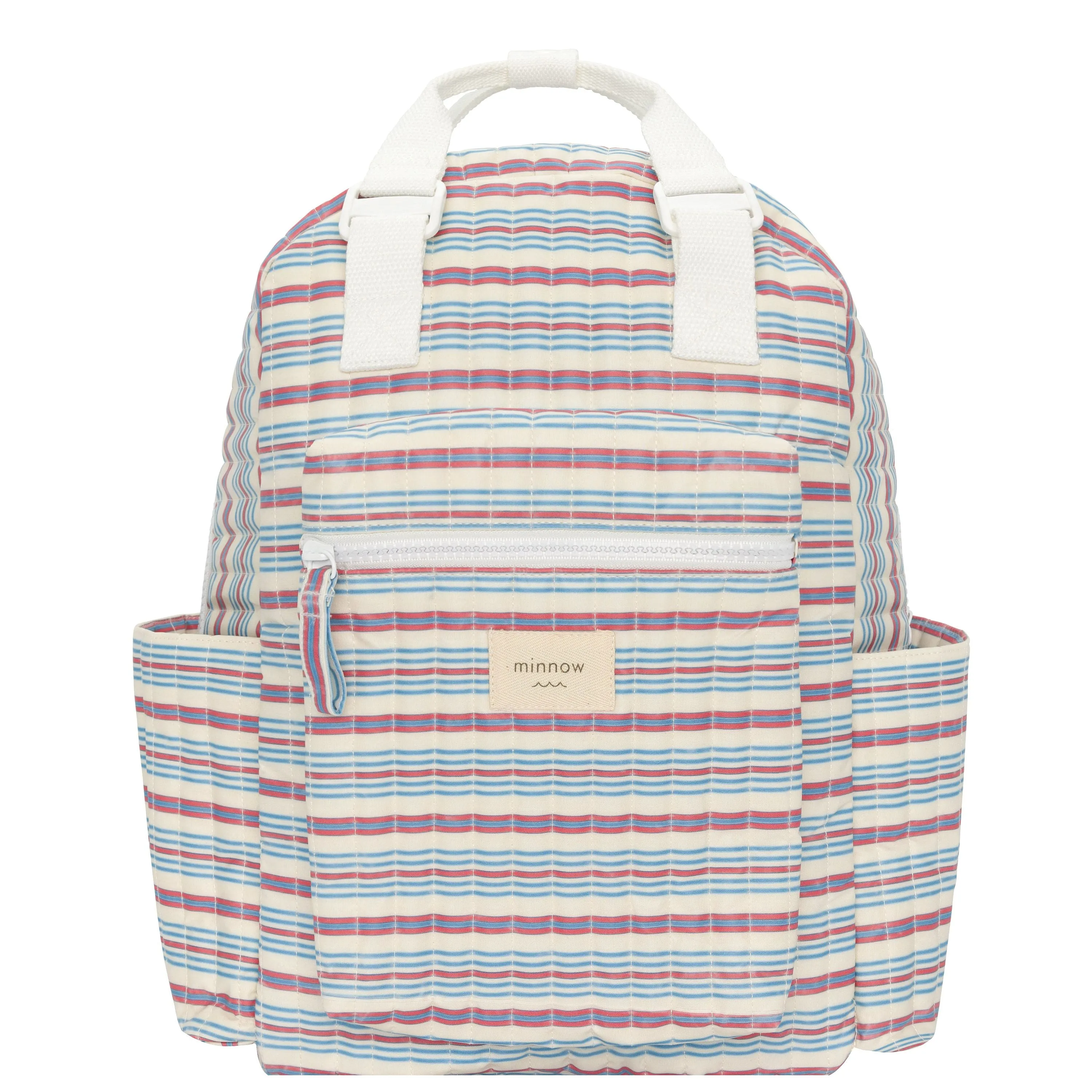 vintage stripe coated everyday backpack sold by minnow