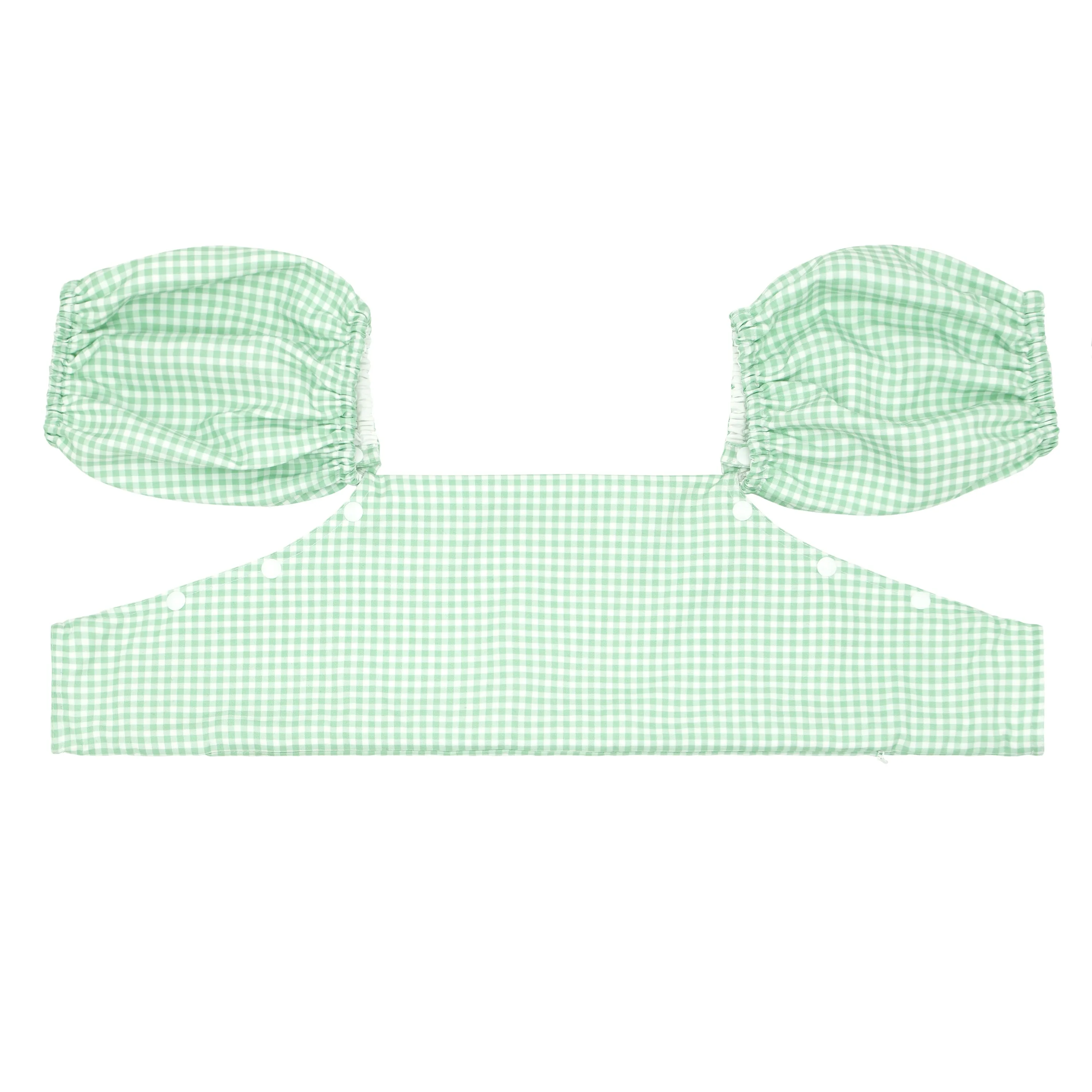 palm gingham puddle jumper cover sold by minnow