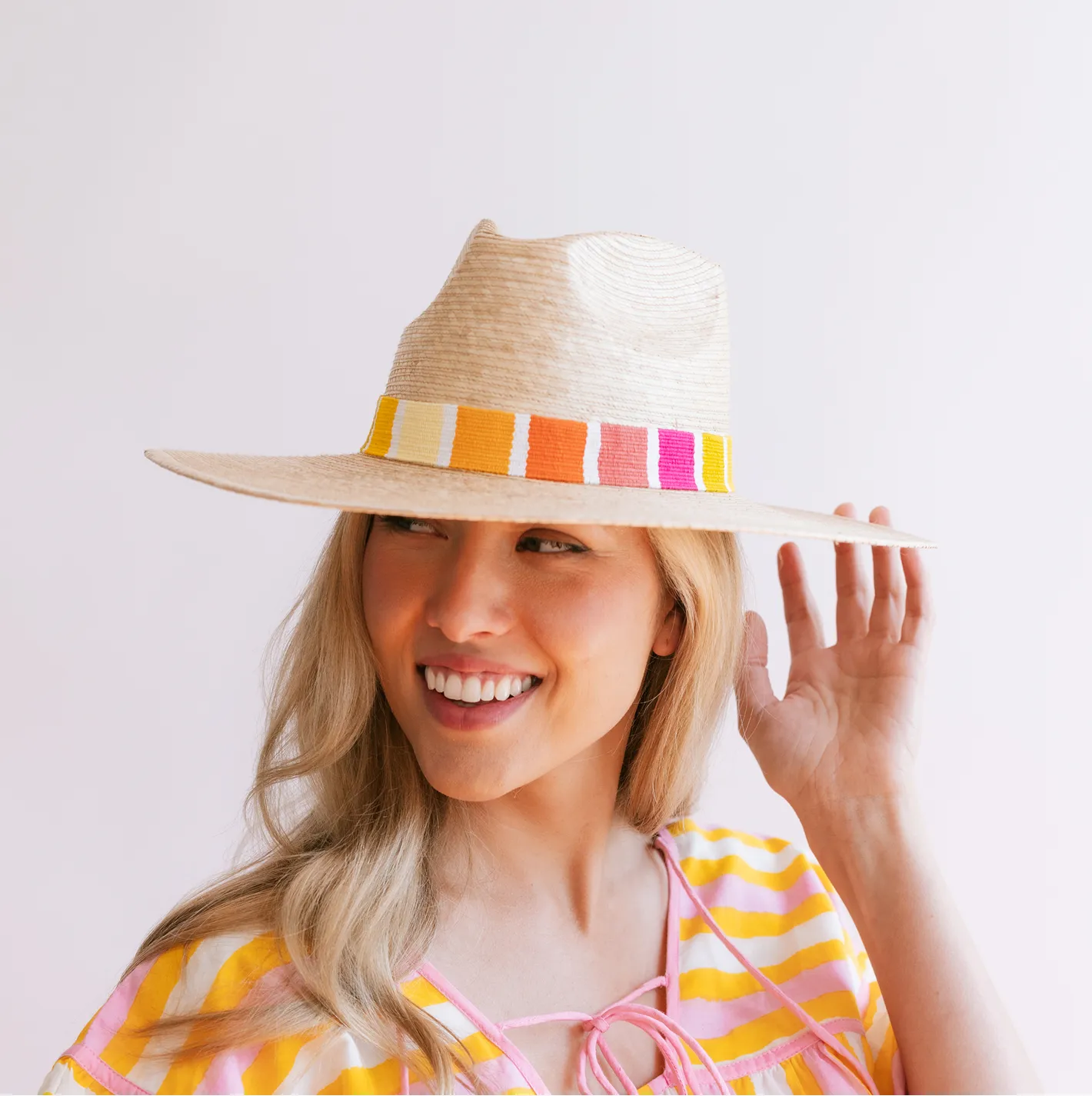 sunshine tienda daisy palm hat sold by minnow product image thumbnail 2