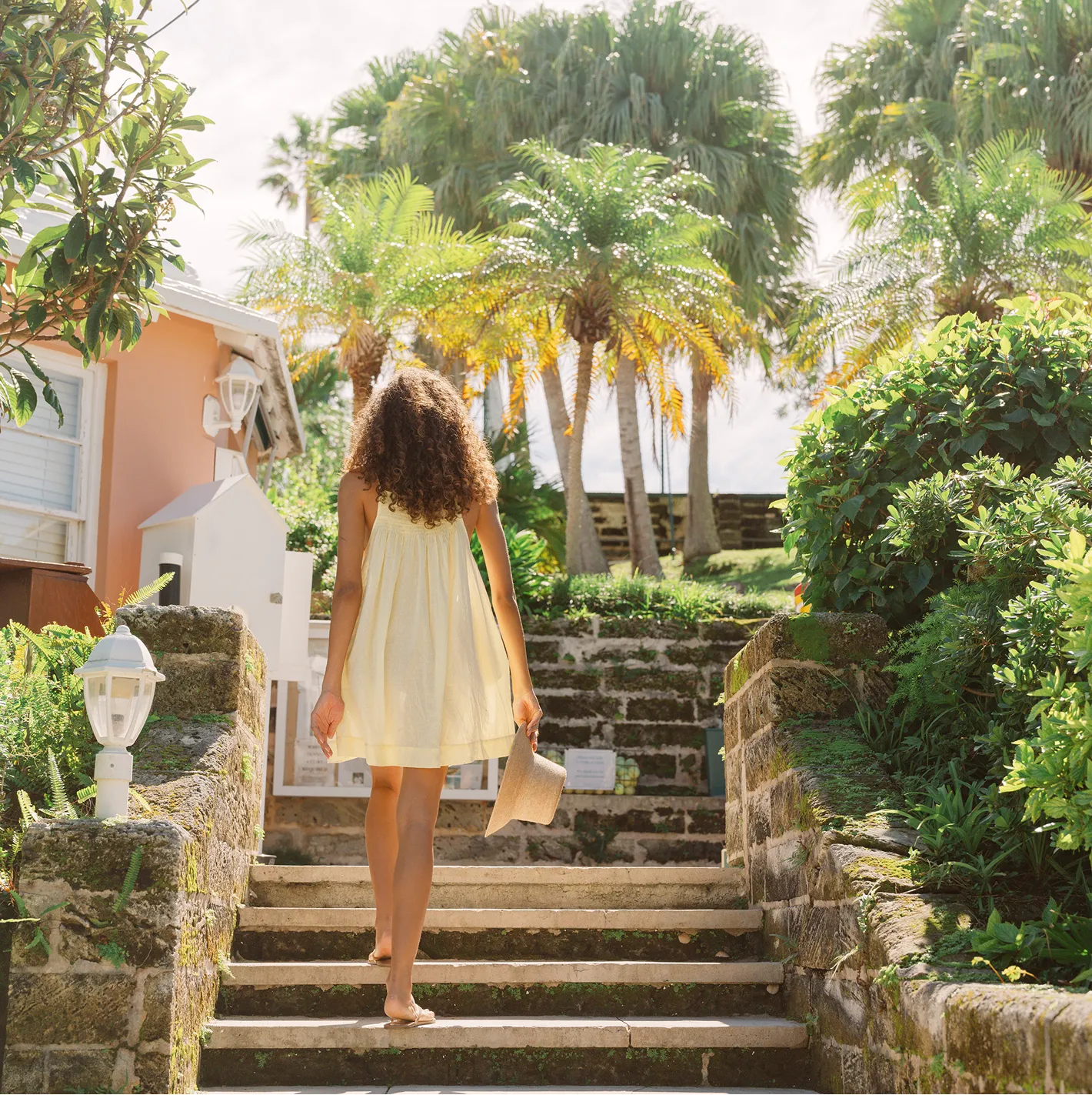 sunshine tienda birdie palm bucket hat sold by minnow product image thumbnail 3