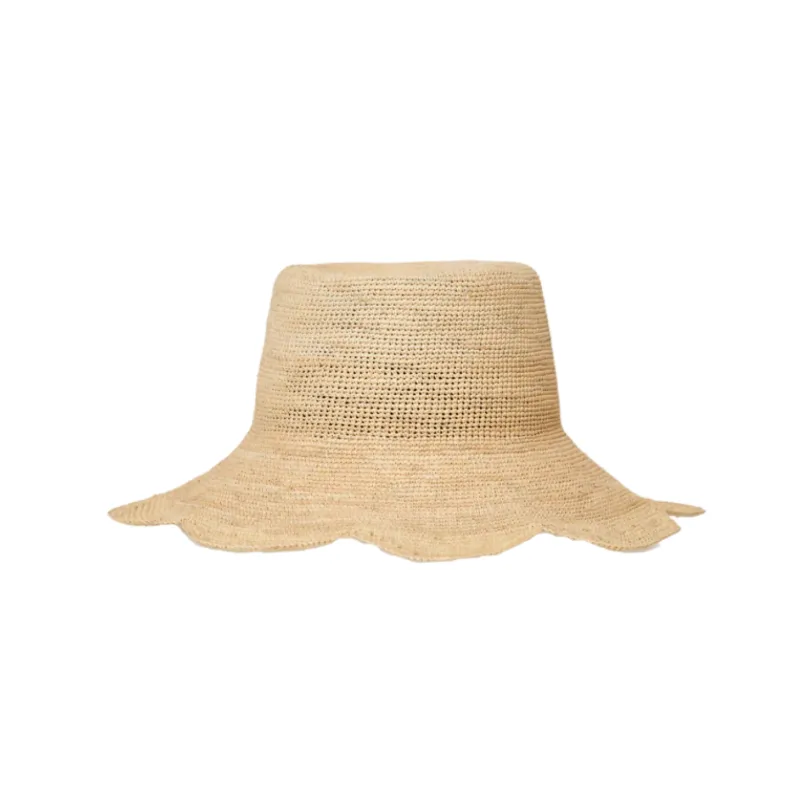 freya scallop crochet bucket hat made by Freya