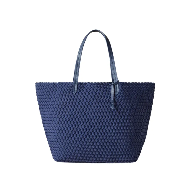 naghedi ink blue jetsetter tote sold by minnow