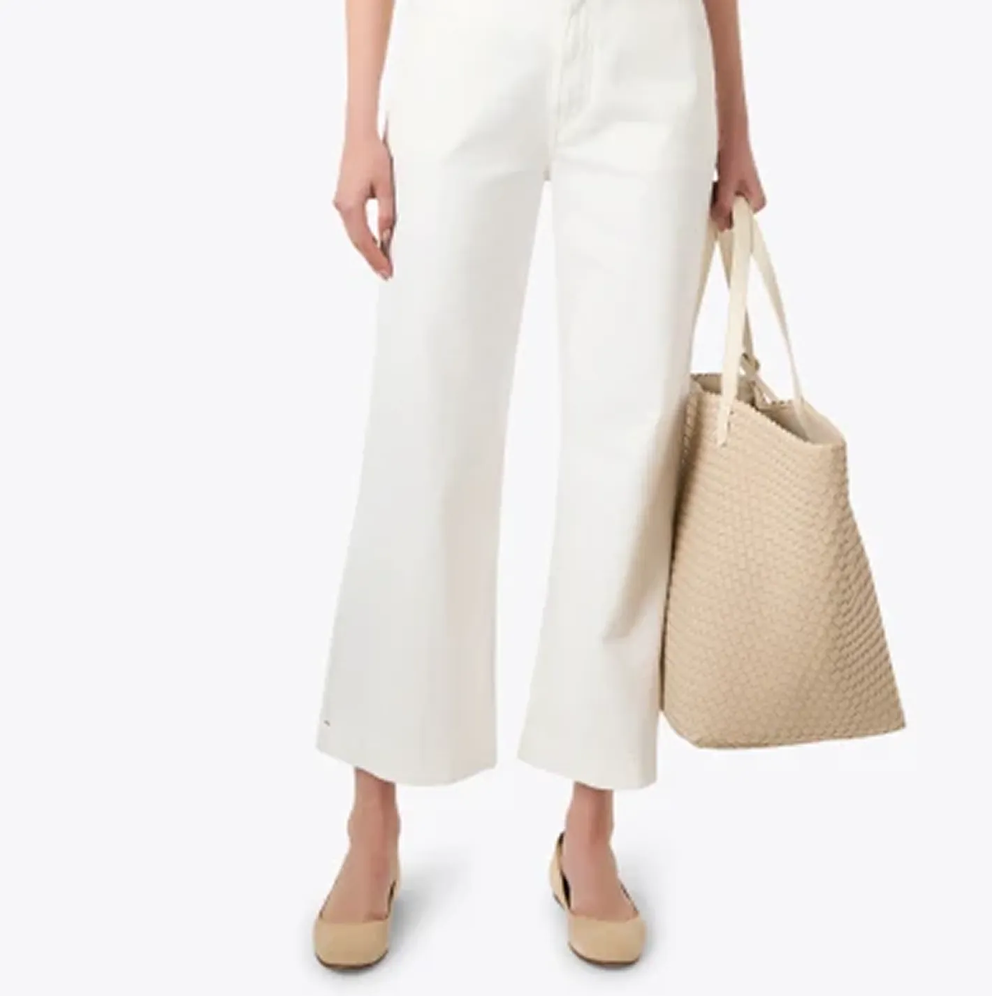 naghedi ecru jetsetter tote sold by minnow product image thumbnail 3