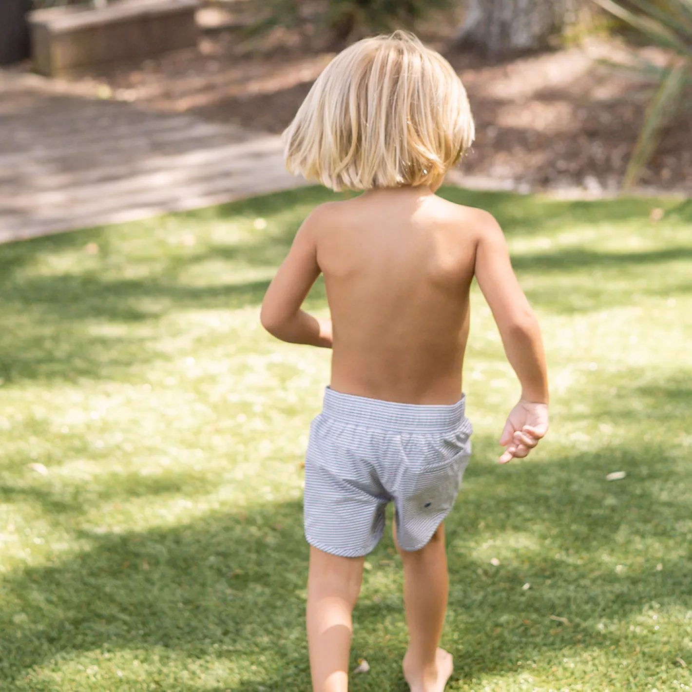 boys harbor stripe boardie sold by minnow product image thumbnail 2