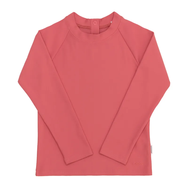 unisex poppy red rashguard sold by minnow