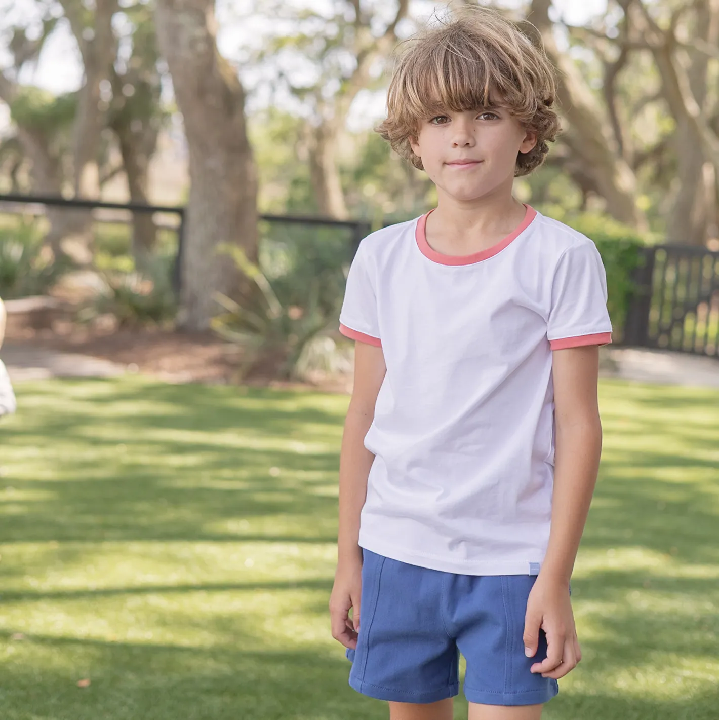 boys newport navy ultra-soft twill short sold by minnow product image thumbnail 5