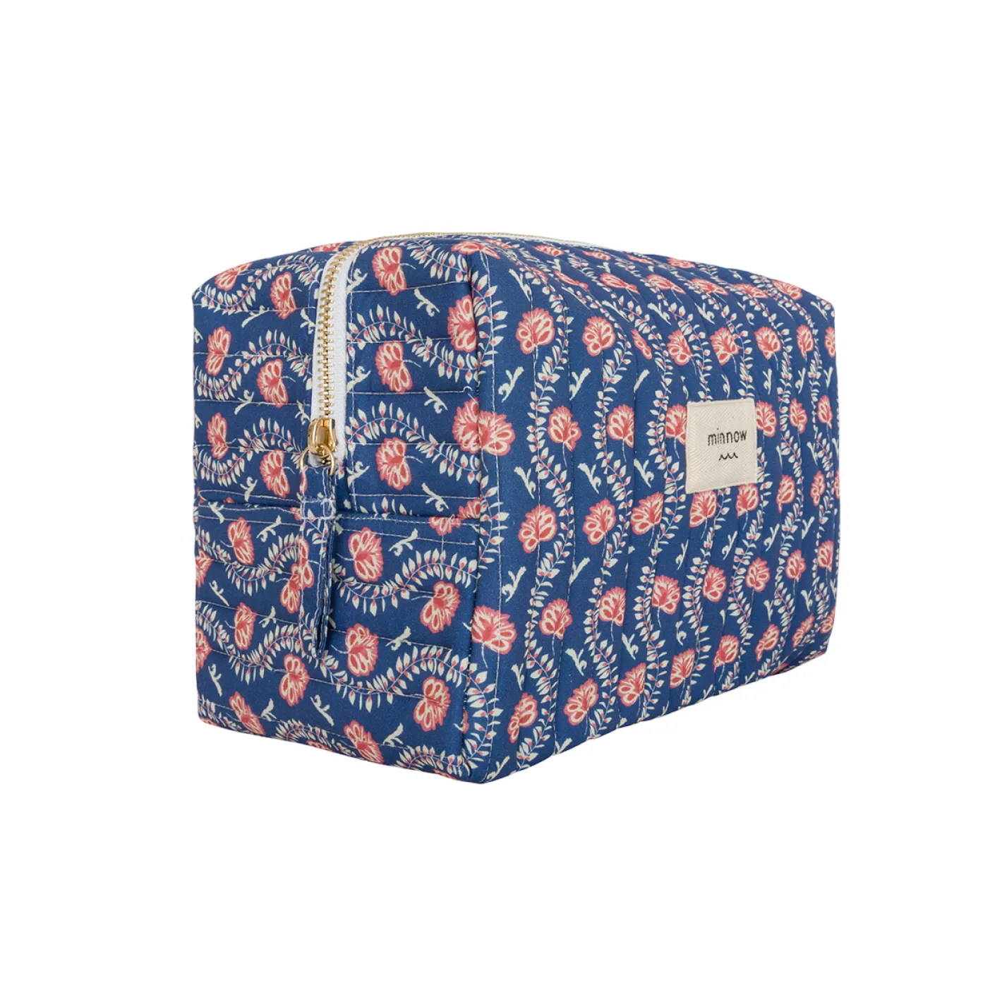 navy primrose interior coated travel pouch sold by minnow product image thumbnail 4