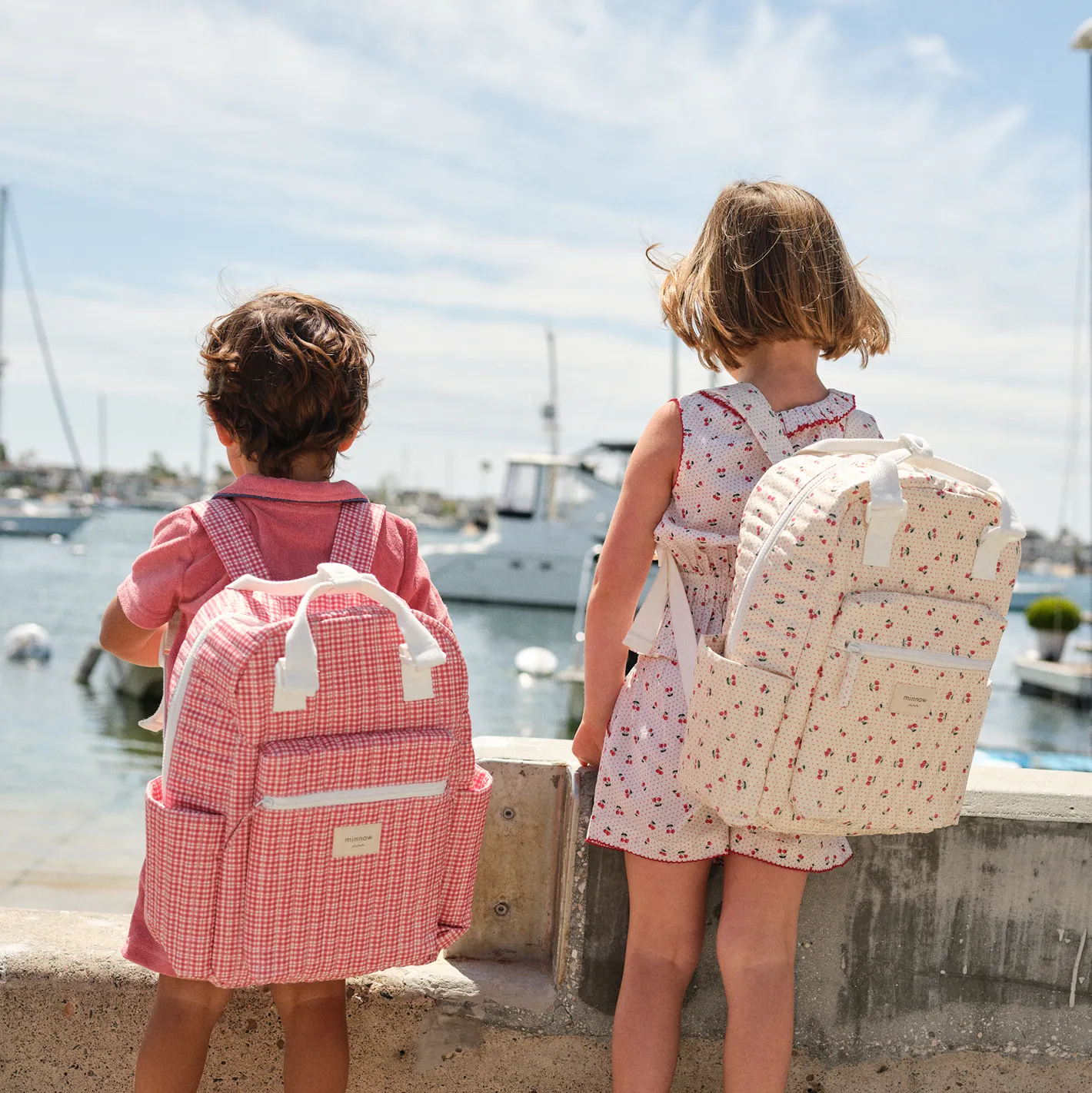 summer cherries coated everyday backpack sold by minnow product image thumbnail 4