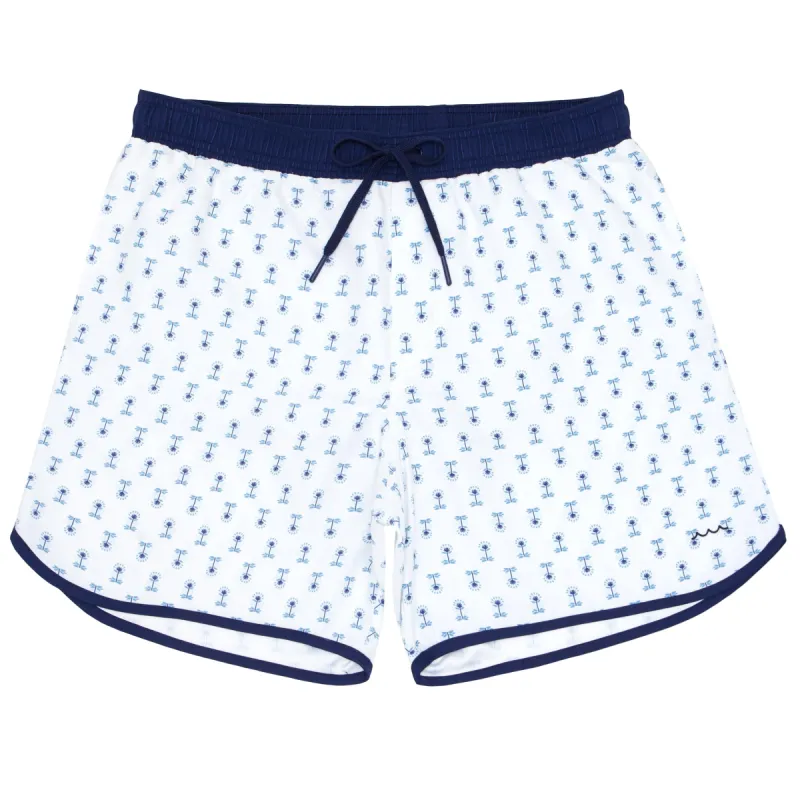 minnow x petite plume men's botanical block print boardie sold by minnow