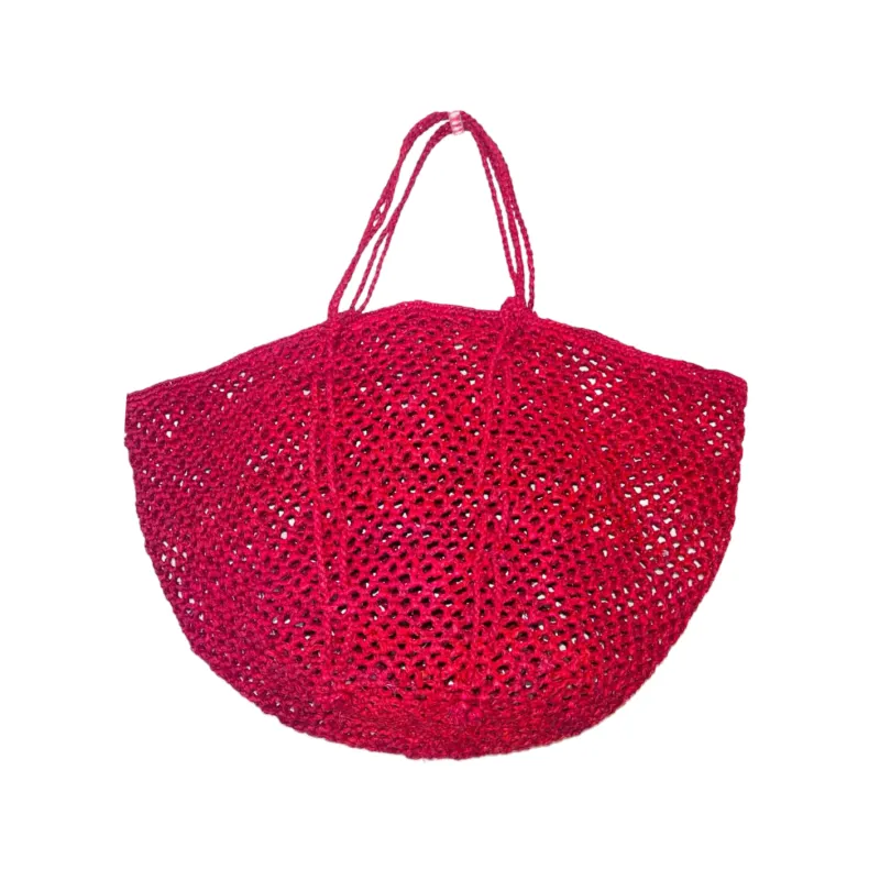 zanatany red sinah raffia tote sold by minnow