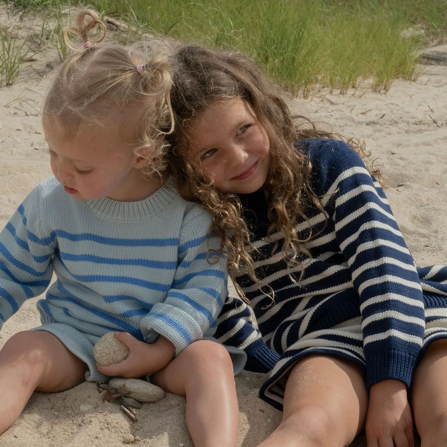 unisex light blue knit short sold by minnow product image thumbnail 3