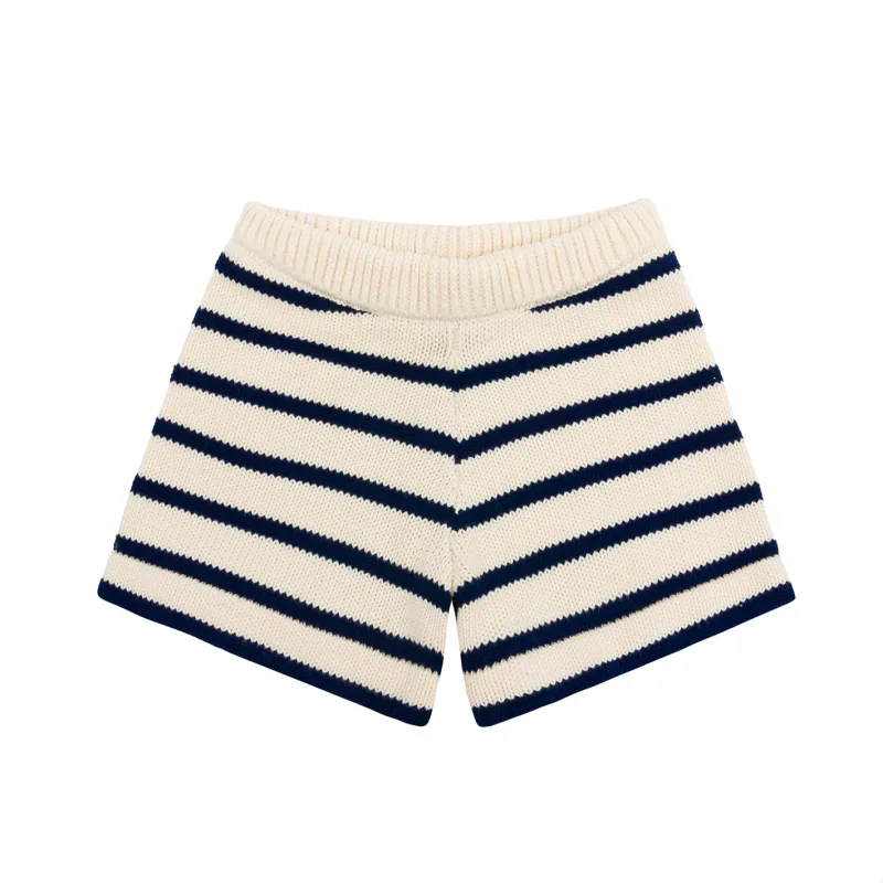 unisex breton stripe knit short sold by minnow