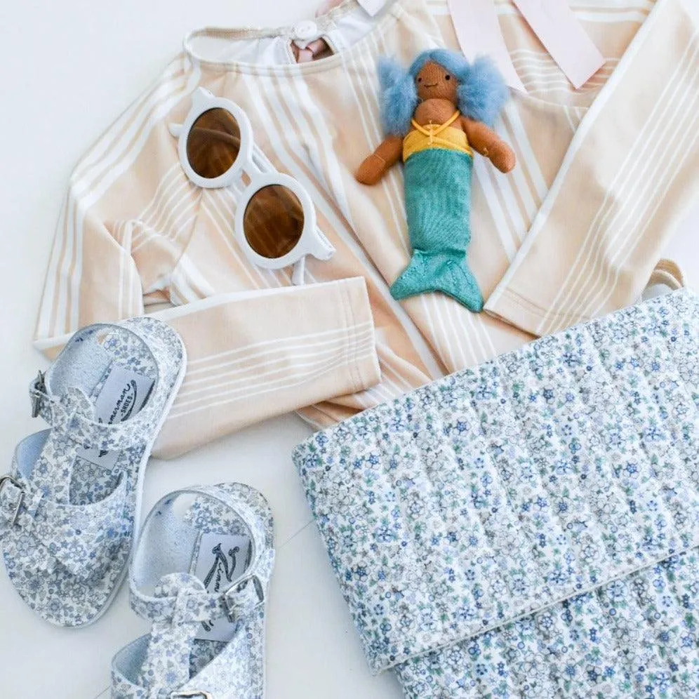 slate floral quilted quilted stocking sold by minnow product image thumbnail 2