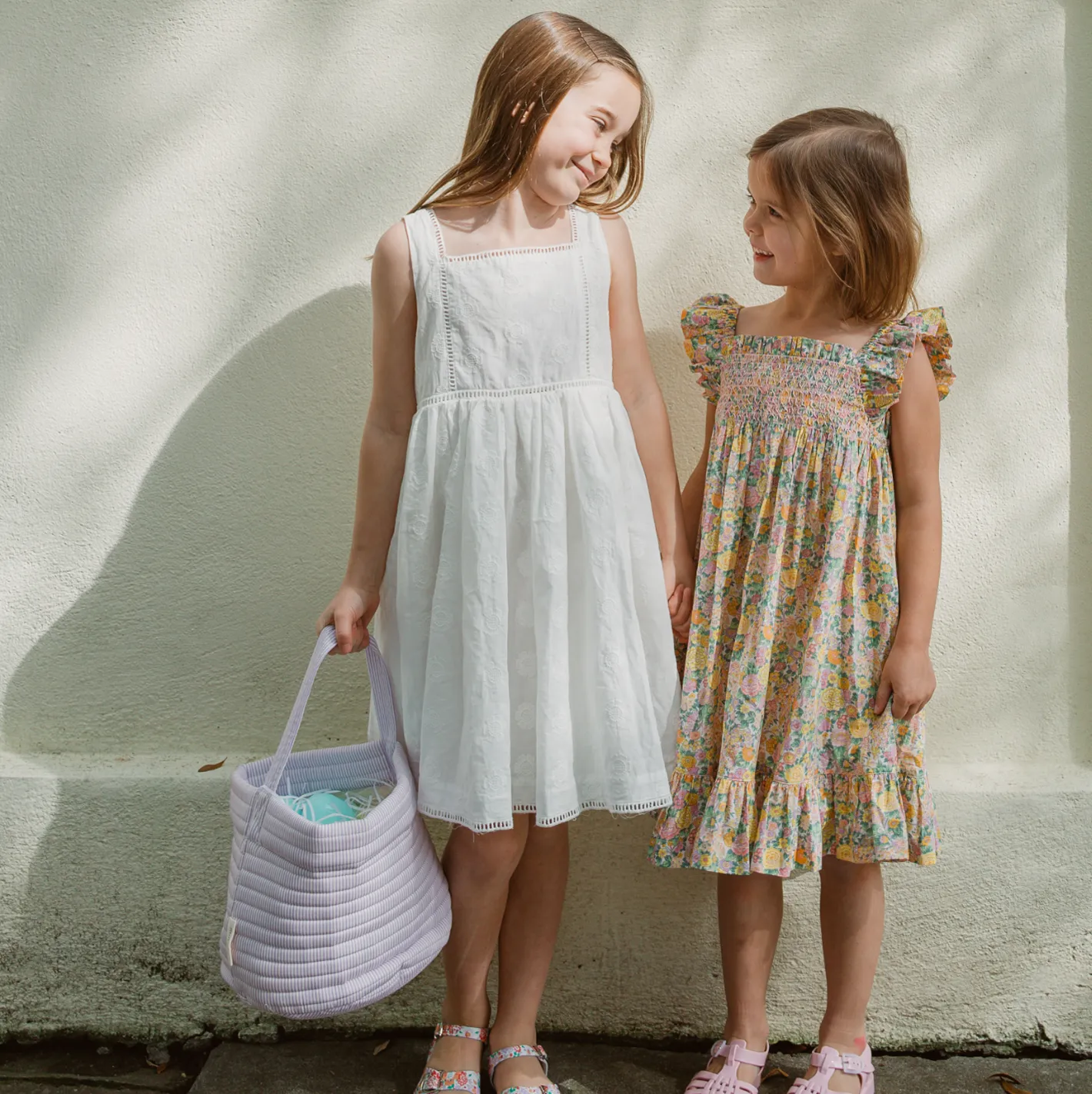 lavender stripe quilted easter bucket sold by minnow product image thumbnail 4