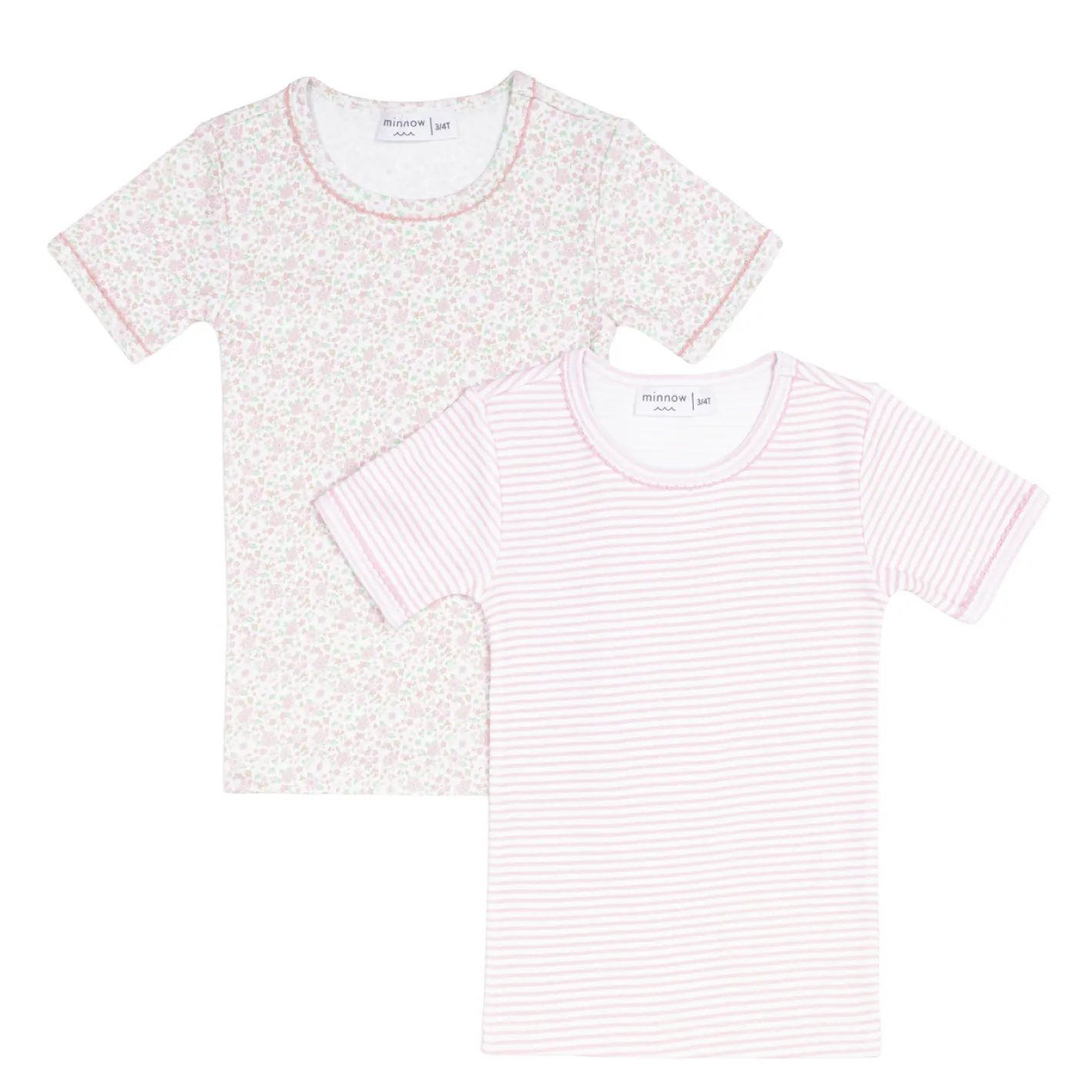 girls cotton tee 2-pack sold by minnow