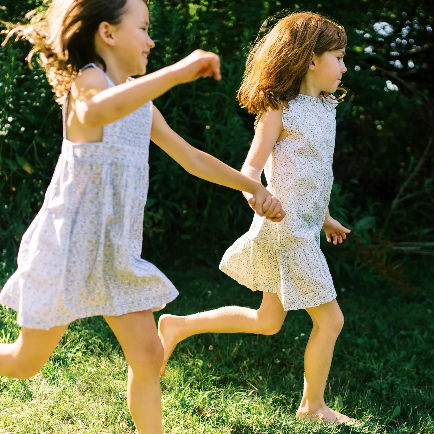 girls sea marsh floral drop waist dress sold by minnow product image thumbnail 5