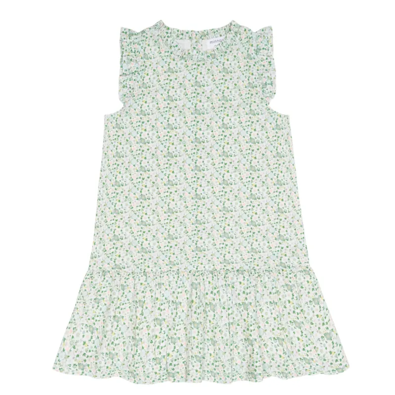 girls sea marsh floral drop waist dress sold by minnow